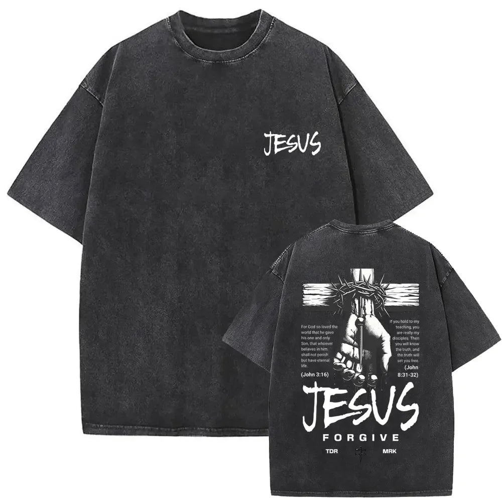 Jesus “Forgive Them Father” Vintage T-Shirt