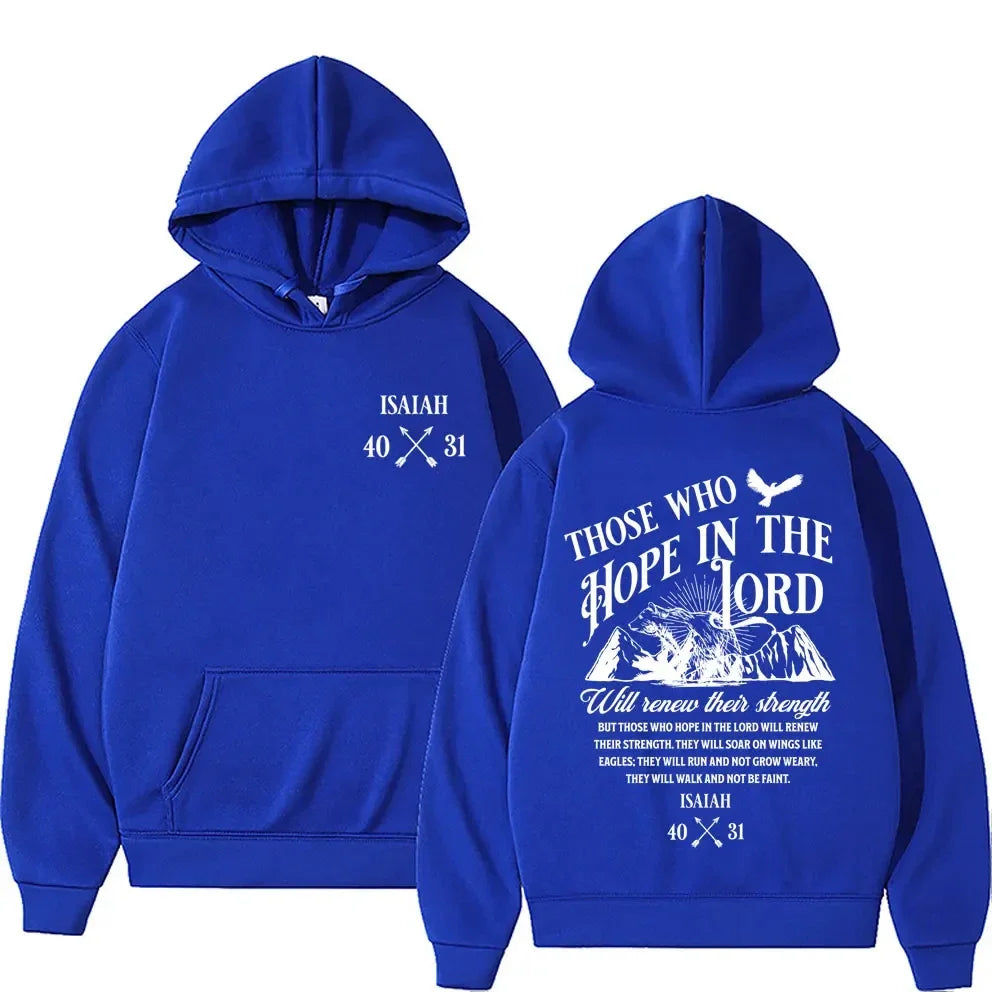 Jesus Letter Print Hoodie