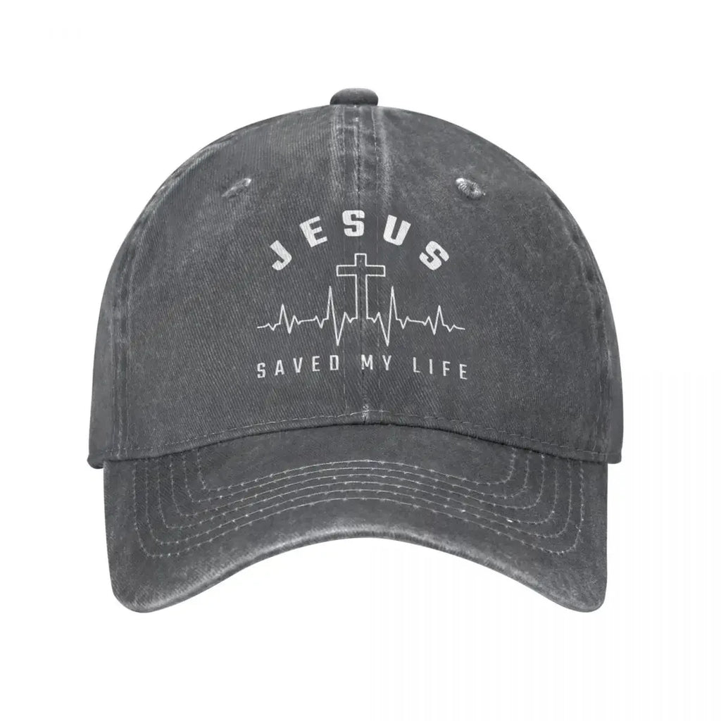 “Jesus Saved My Life” Cap