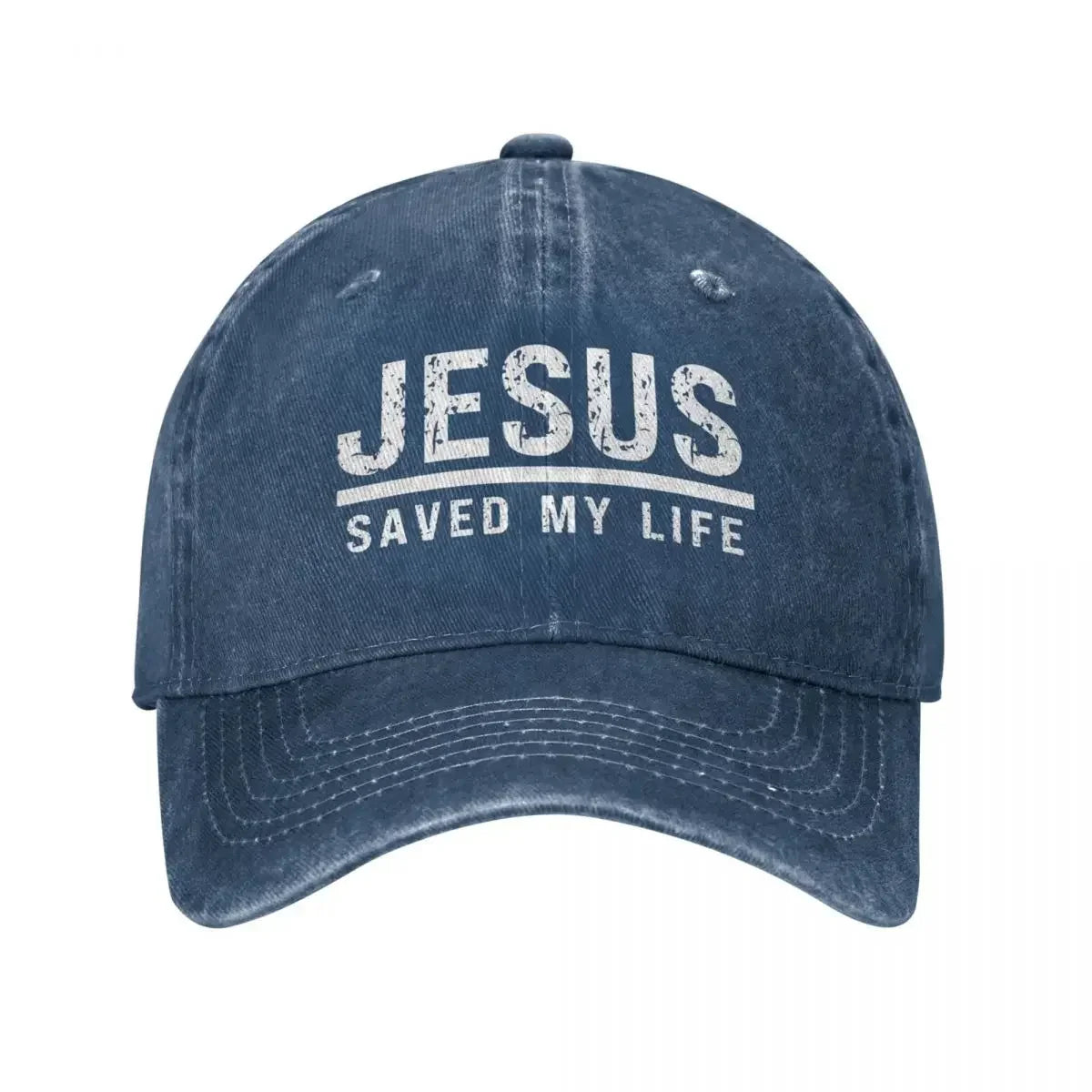 Jesus Saved My Life Ponytail Cap