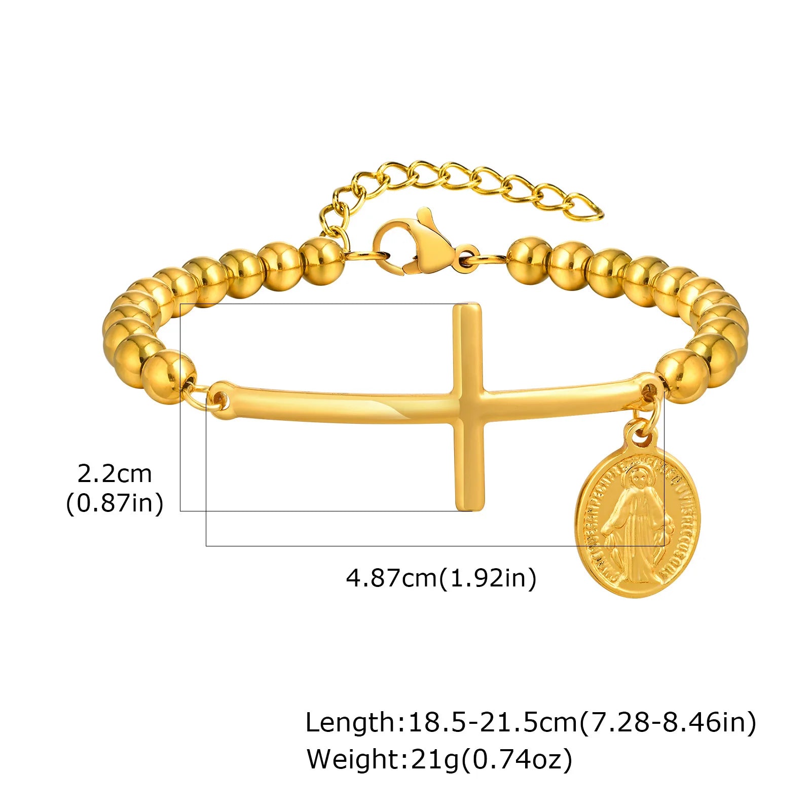 Saint Benedict Cross Bracelet
