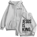 Jesus Is King Zip Hoodie