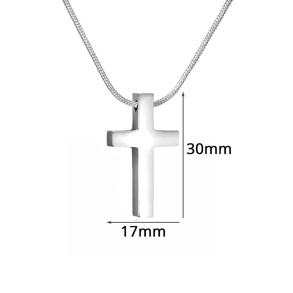 Iced Zircon Cross Necklace