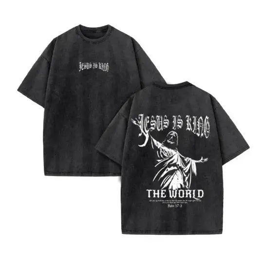 Jesus Washed Oversized Graphic Tee