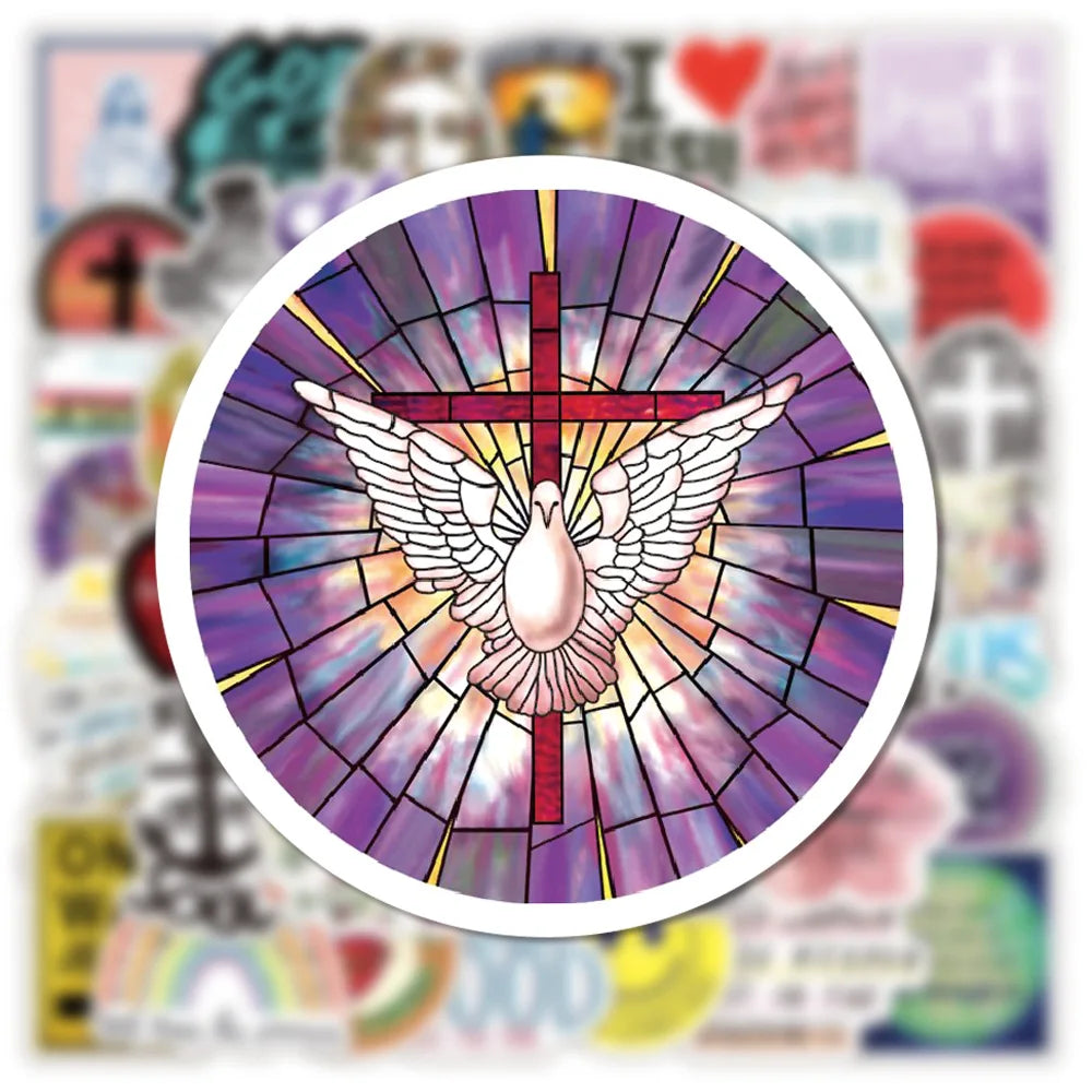 Cartoon Jesus Bible Sticker Pack