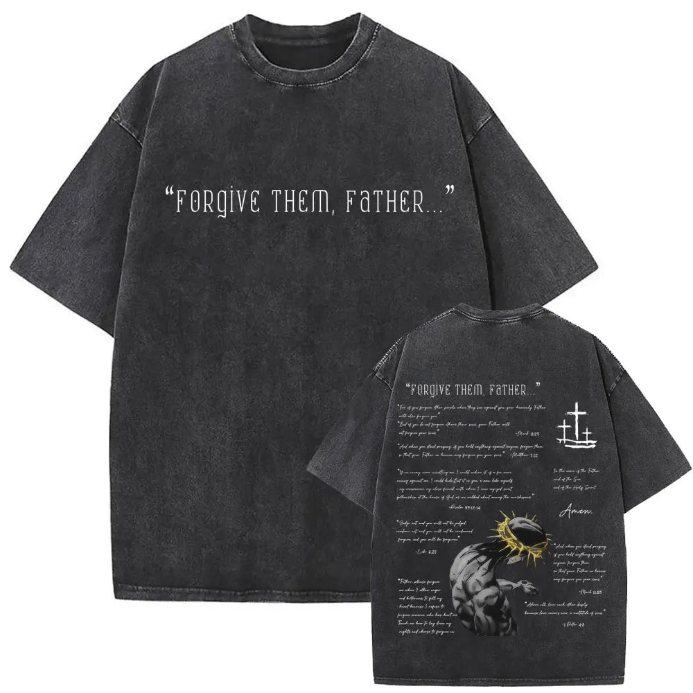 Jesus “Forgive Them Father” Vintage T-Shirt