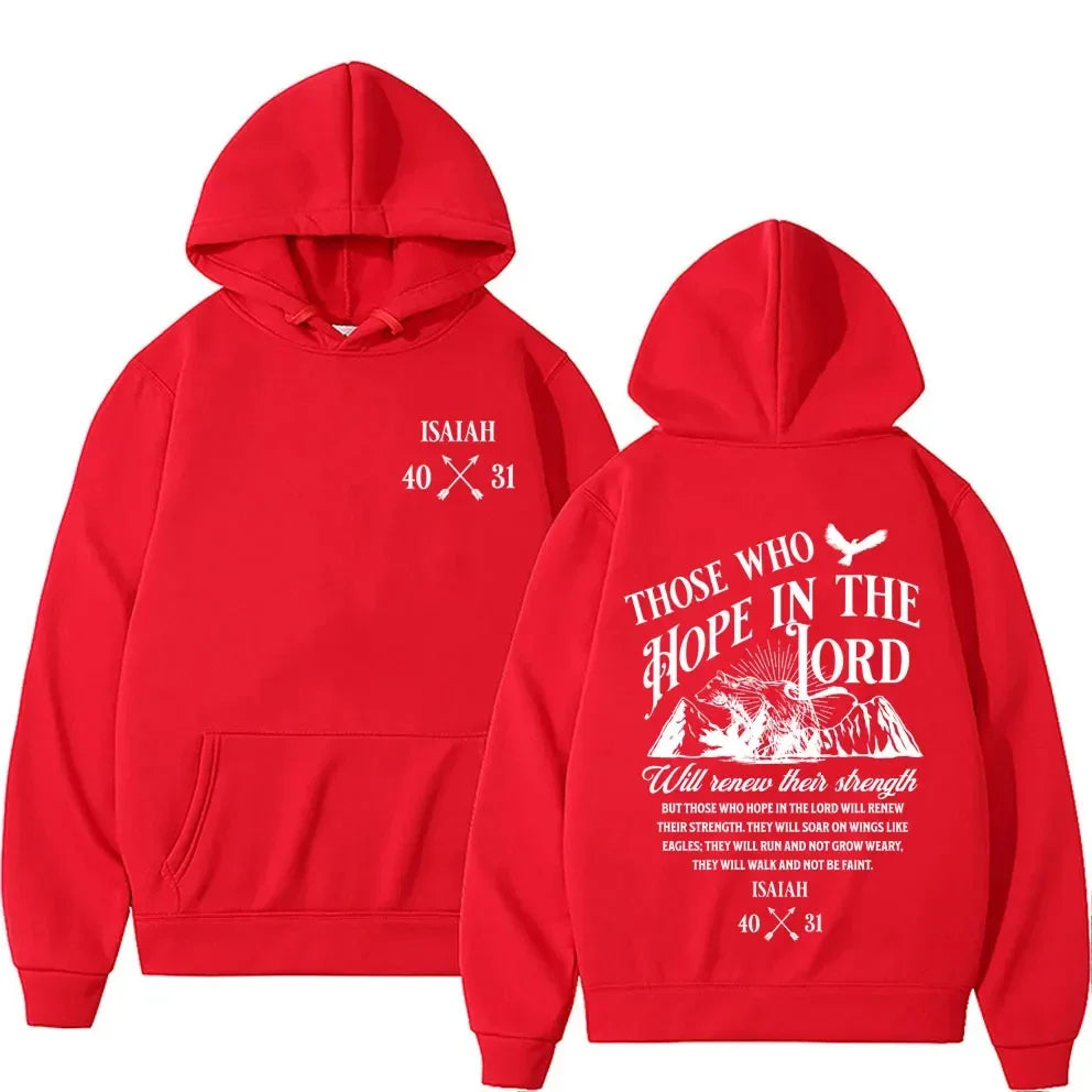 Jesus Letter Print Hoodie