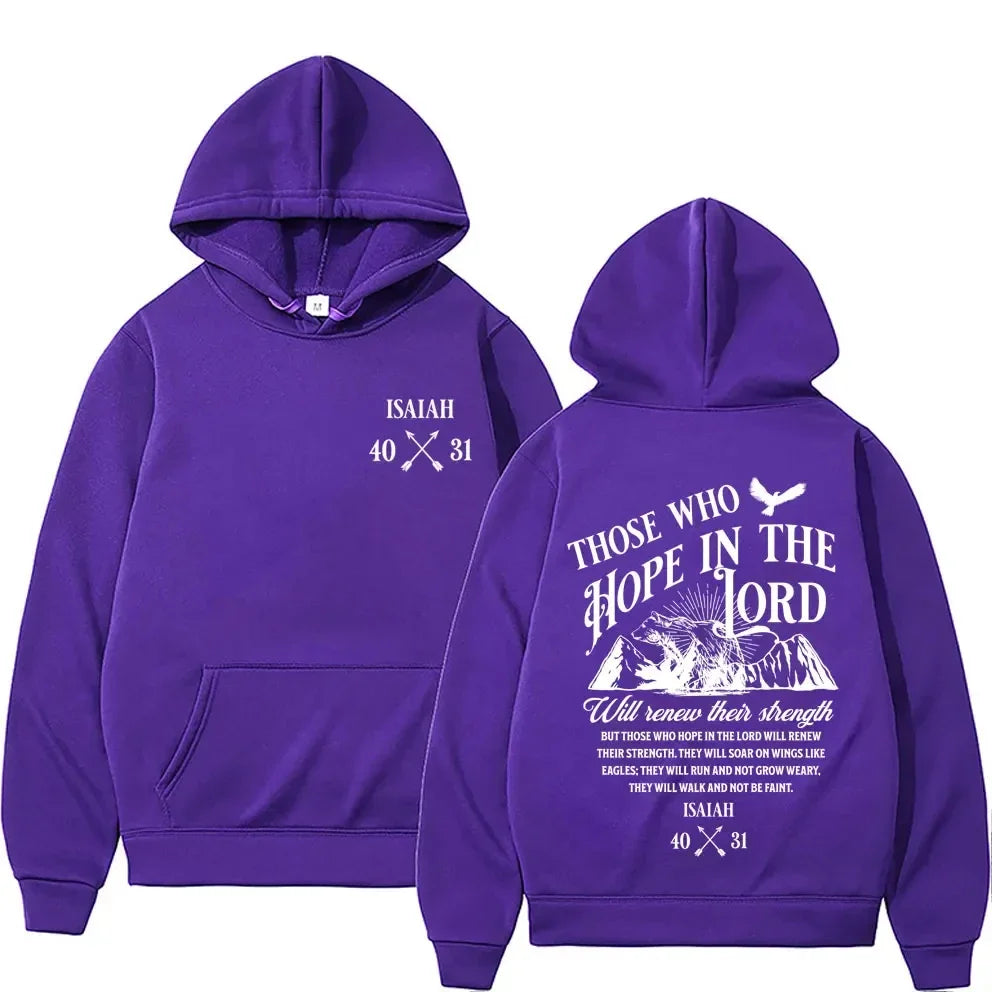 Jesus Letter Print Hoodie