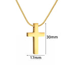 Iced Zircon Cross Necklace