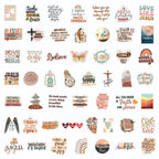 Jesus Phrase Waterproof Stickers