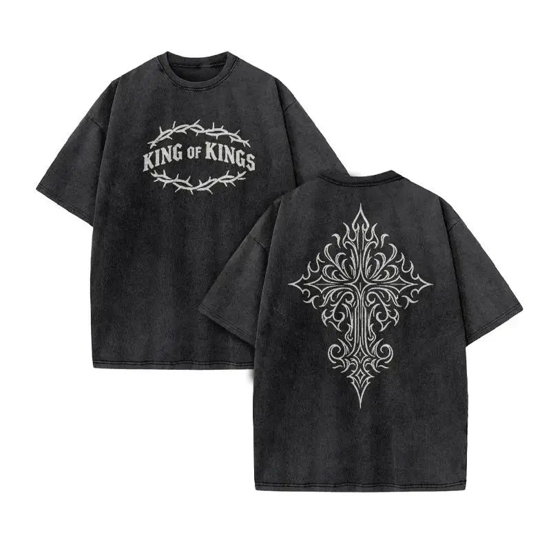 Christian Washed Y2K Oversized T-Shirt