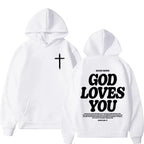 God Loves You Vintage Hoodie