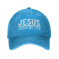 Jesus Saved My Life Ponytail Cap