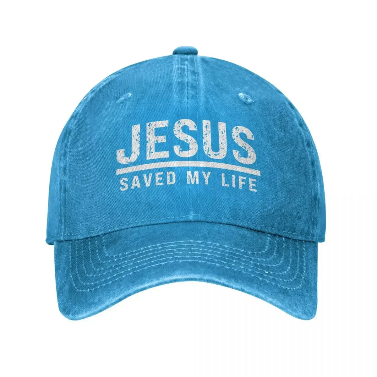 Jesus Saved My Life Ponytail Cap