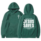 Jesus Saves Gospel Hoodie