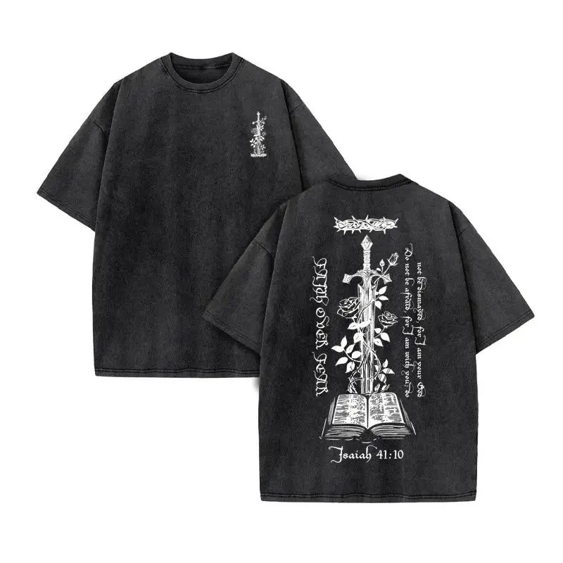Christian Washed Y2K Oversized T-Shirt