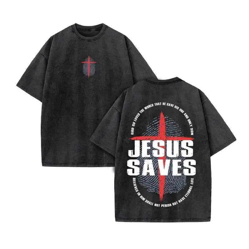 Jesus Vintage Streetwear T-Shirt