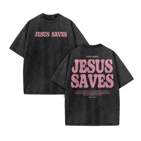 Christian Washed Y2K Oversized T-Shirt