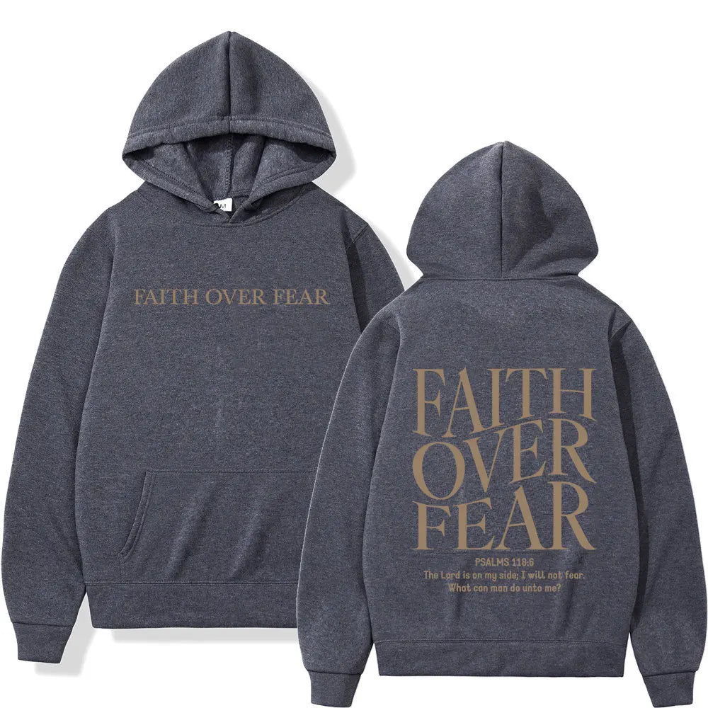 Faith Over Fear Oversized Hoodie