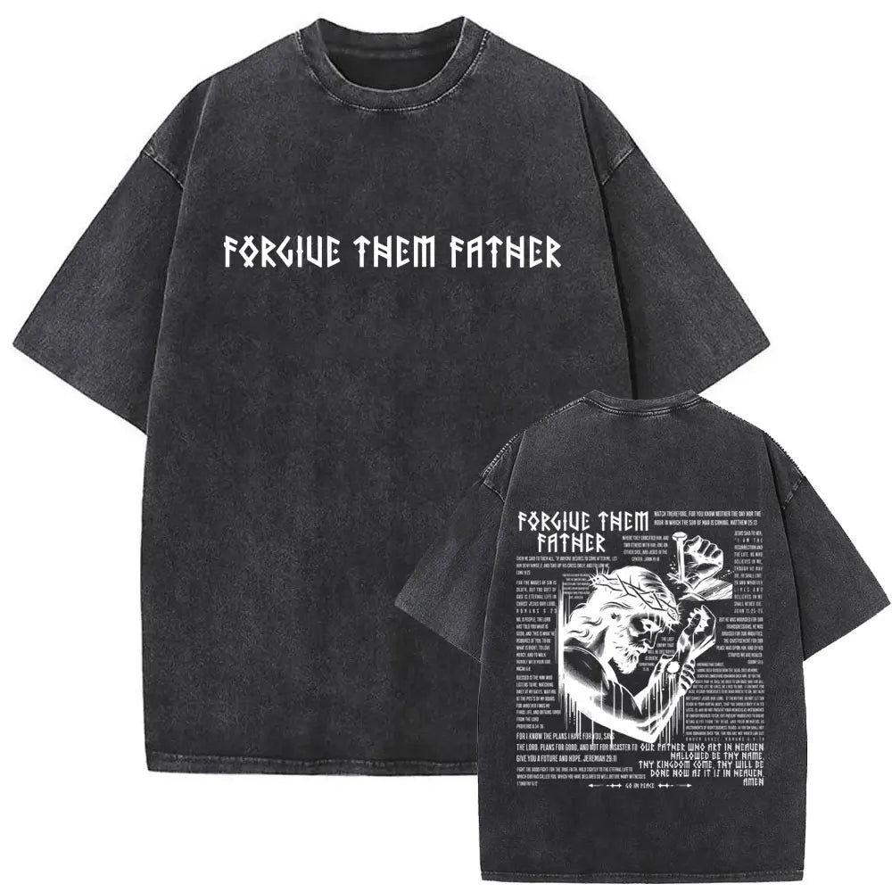 Jesus “Forgive Them Father” Vintage T-Shirt