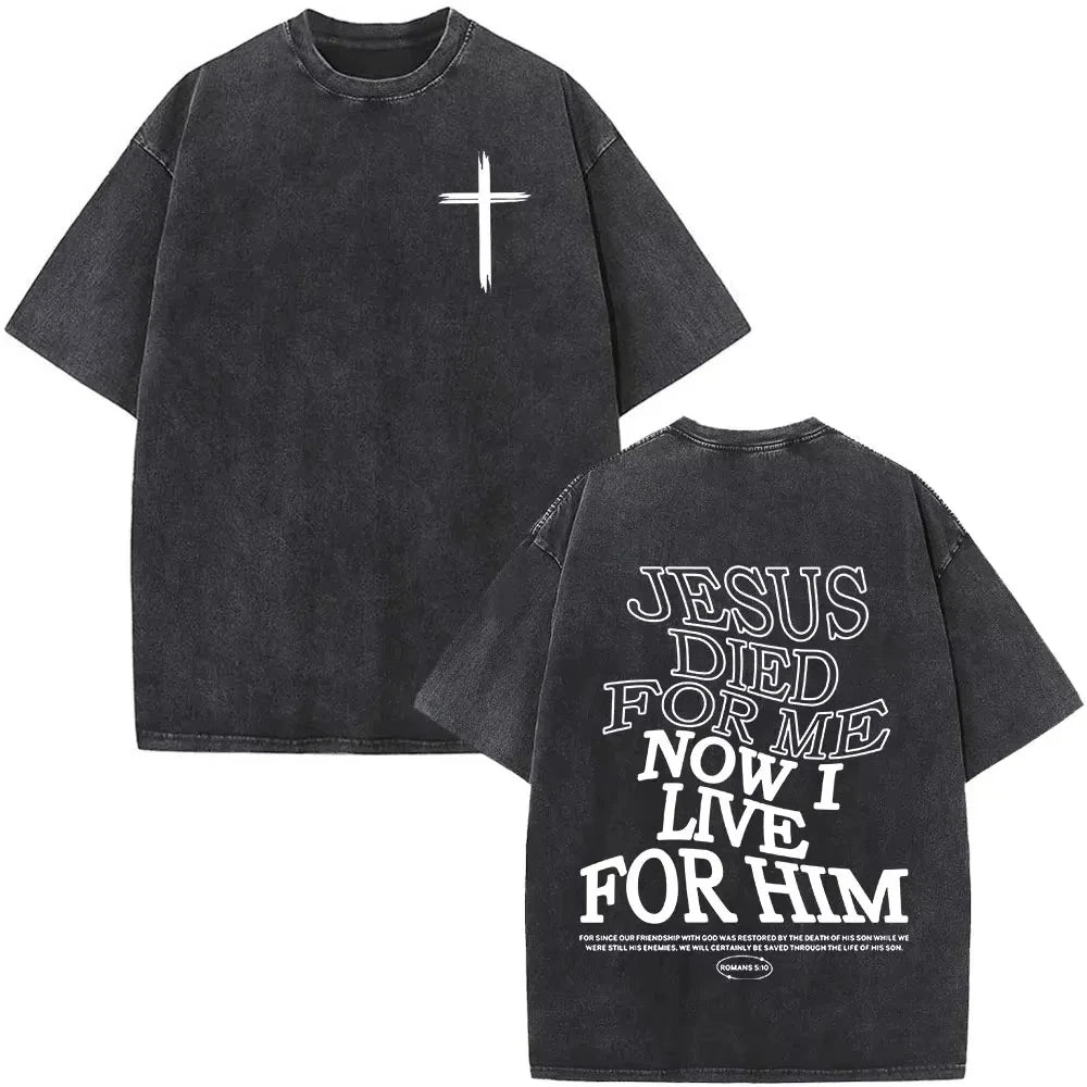 Faith Over Fear Vintage Oversized Tee
