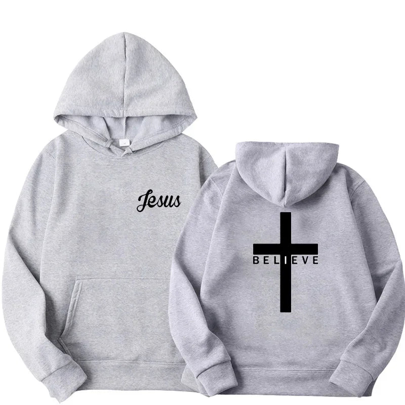 Believe Cross Jesus Hoodie