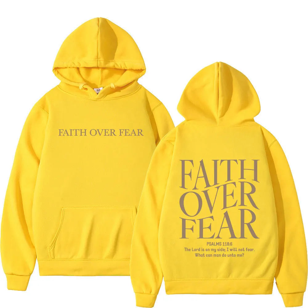 Faith Over Fear Oversized Hoodie