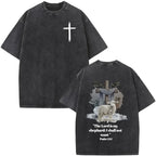 Jesus Faith Overcomes Fear Washed T-Shirt