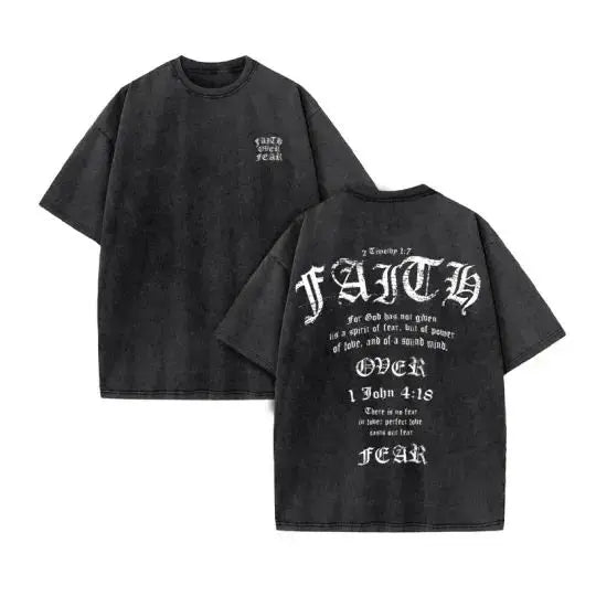 Jesus Washed Oversized Graphic Tee