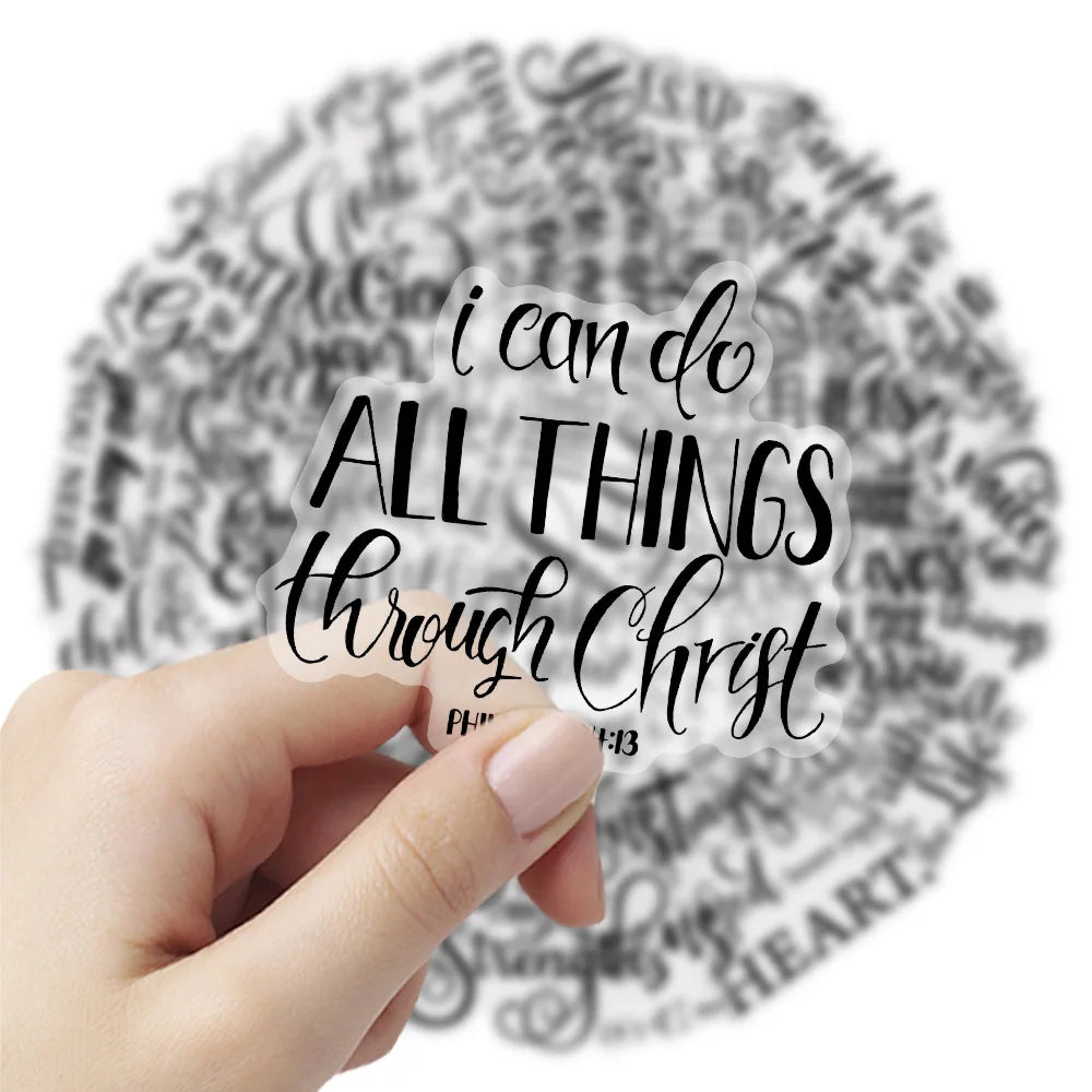 Bible Verse Graffiti Sticker Pack