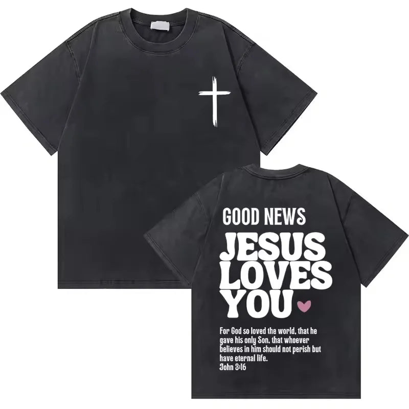 Jesus “Good News” Vintage Washed T-Shirt