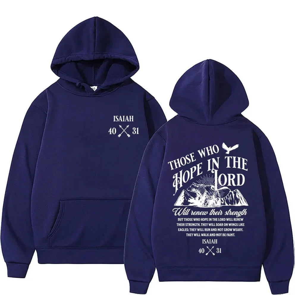 Jesus Letter Print Hoodie