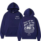 Jesus Letter Print Hoodie