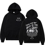 Jesus Letter Print Hoodie