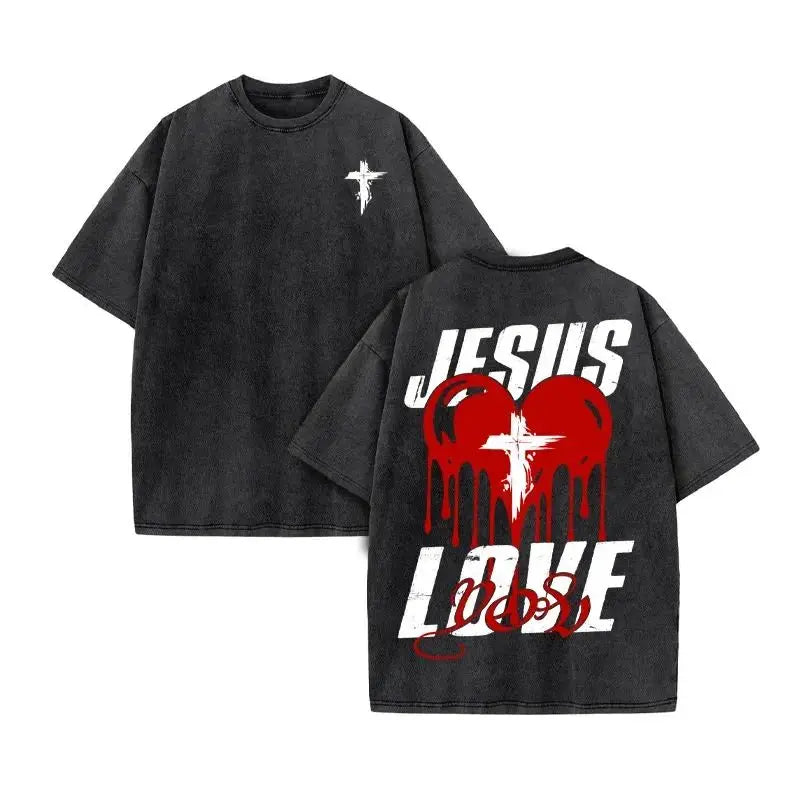 Jesus Vintage Streetwear T-Shirt