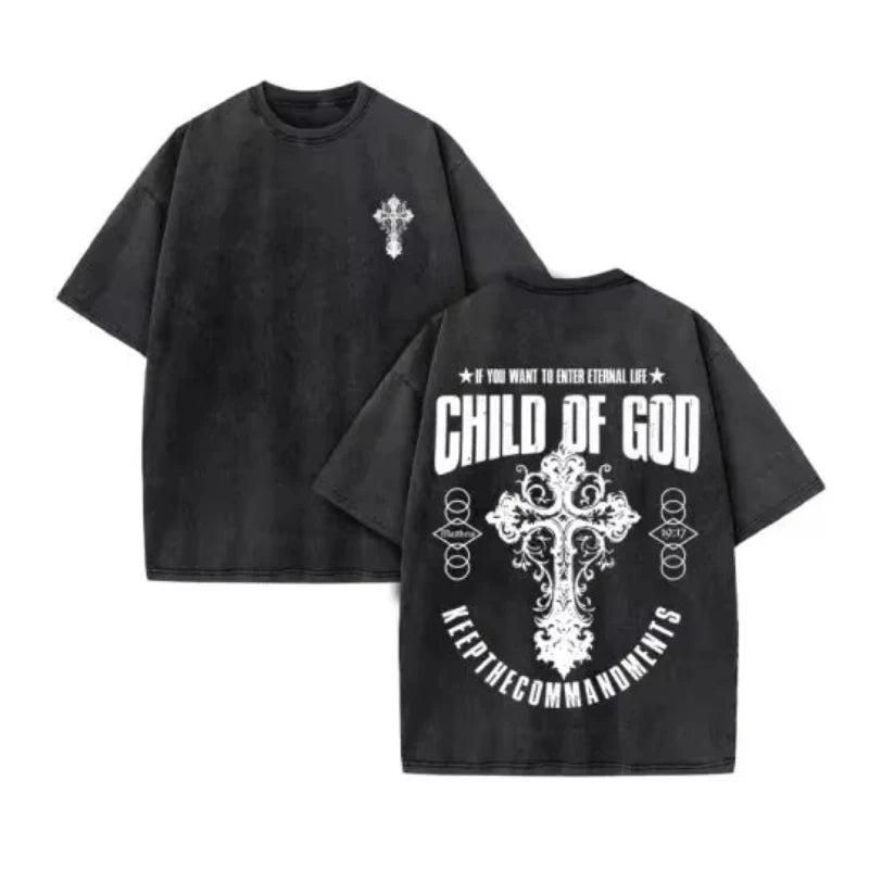 Jesus Washed Oversized Street Tee