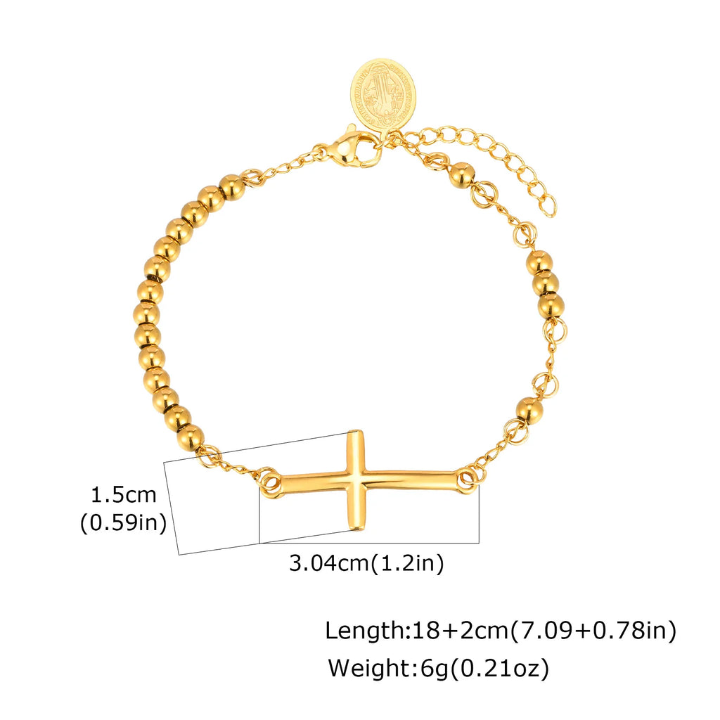 Saint Benedict Cross Bracelet