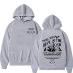Jesus Letter Print Hoodie