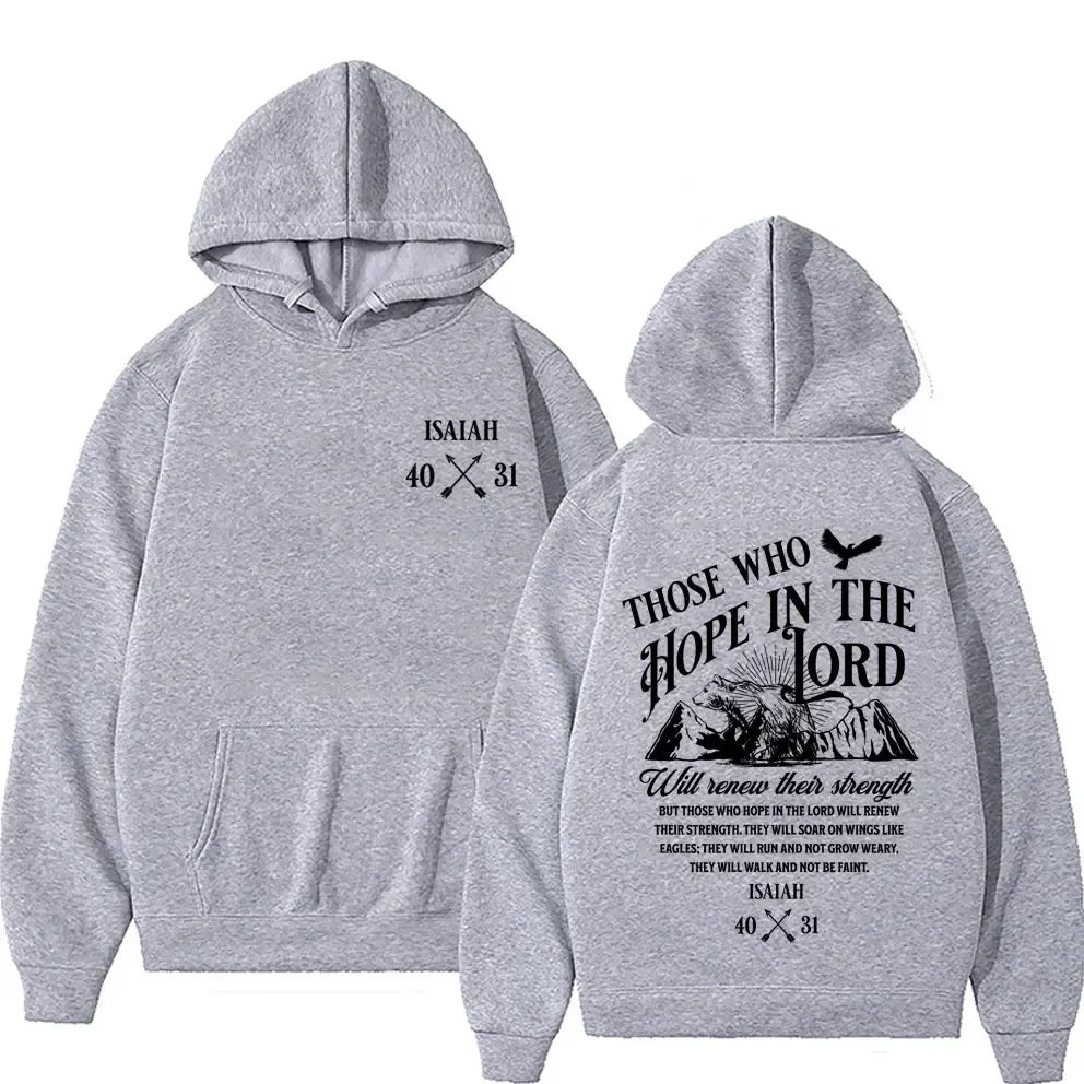 Jesus Letter Print Hoodie