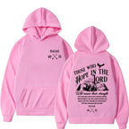 Jesus Letter Print Hoodie