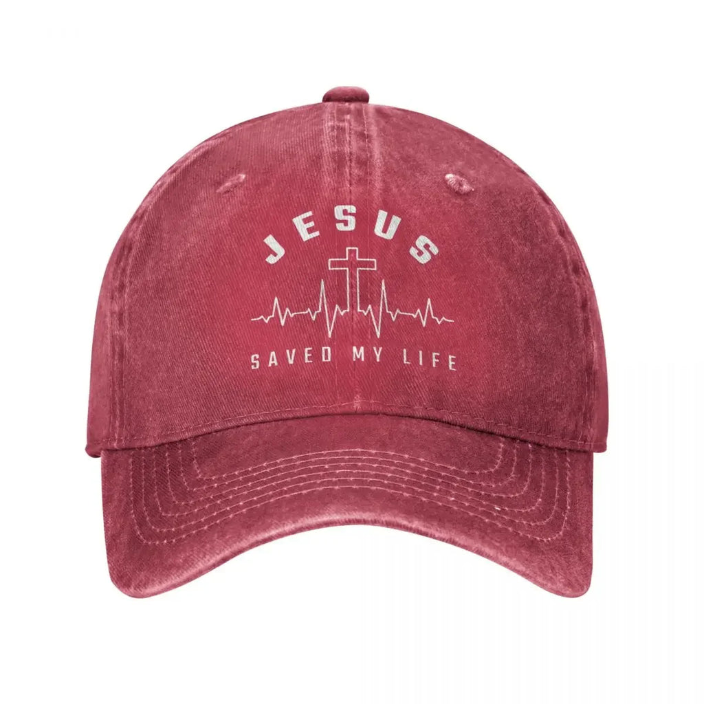 “Jesus Saved My Life” Cap