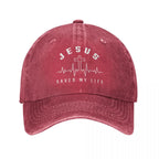 “Jesus Saved My Life” Cap