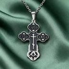 Orthodox Cross Pendant Necklace