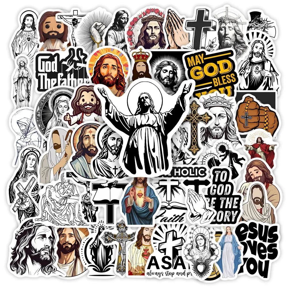 Christian Bible Art Sticker Set