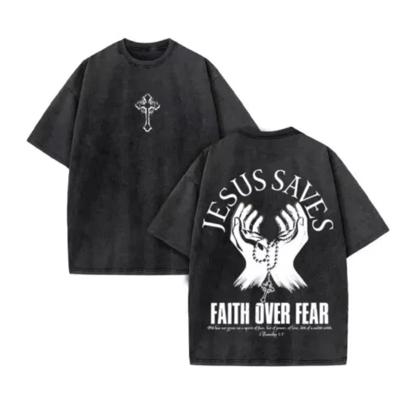 Jesus Washed Oversized Street Tee