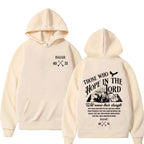 Jesus Letter Print Hoodie