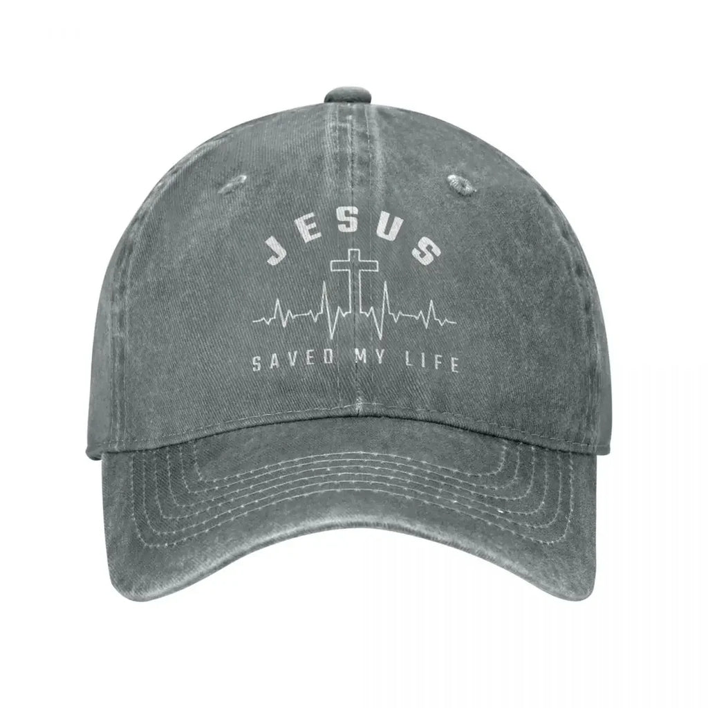 “Jesus Saved My Life” Cap