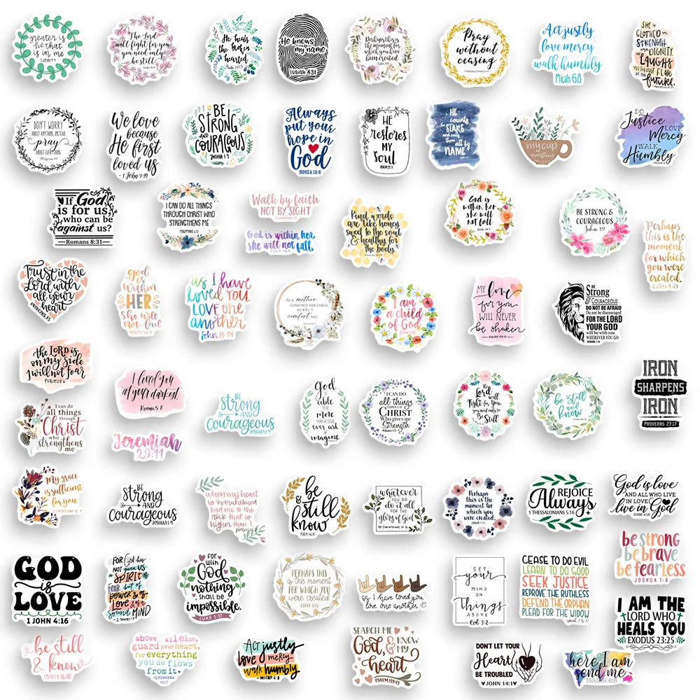 Inspirational Bible Verse Stickers