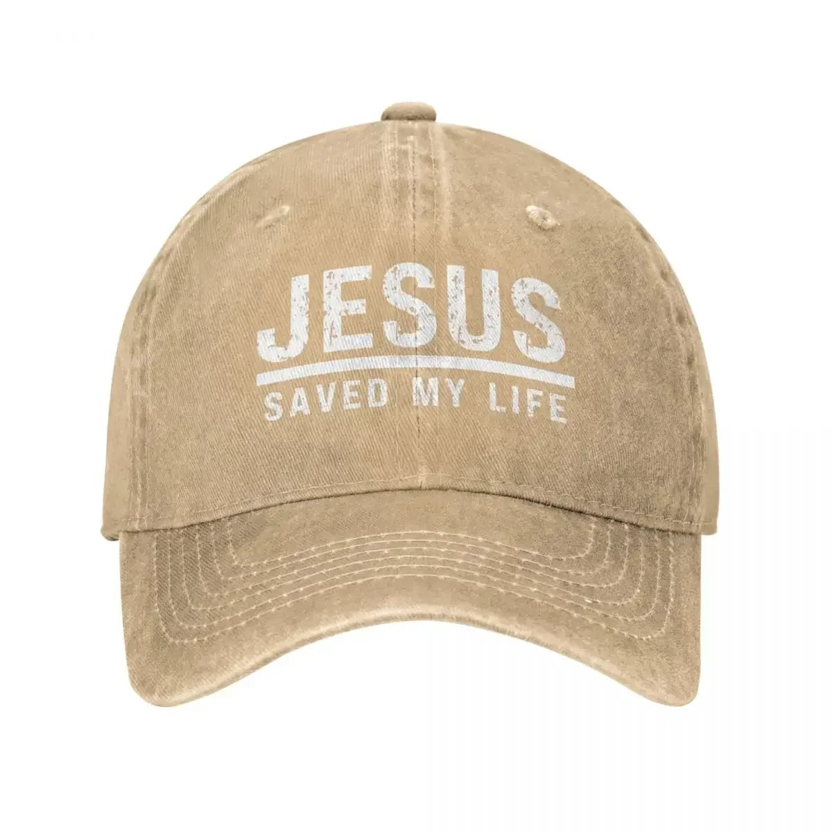Jesus Saved My Life Ponytail Cap