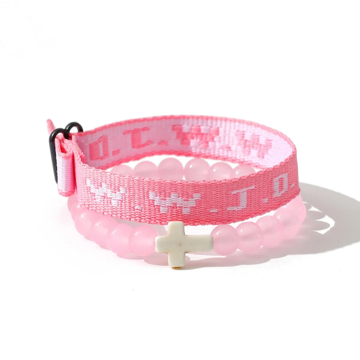 WWJD Beaded Bracelet Set